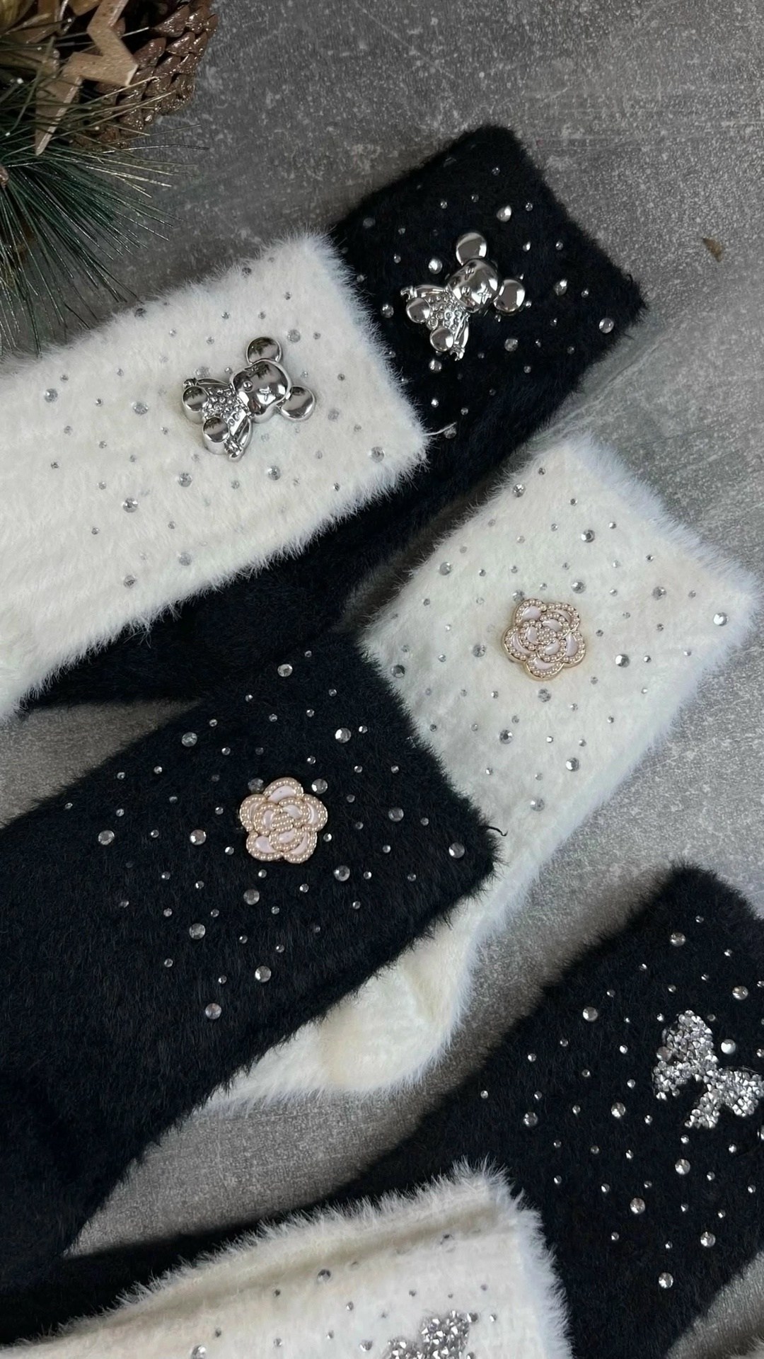 носки женские 10 пар,женские носки,женские теплые носки,носки со стразами,носки для женщин