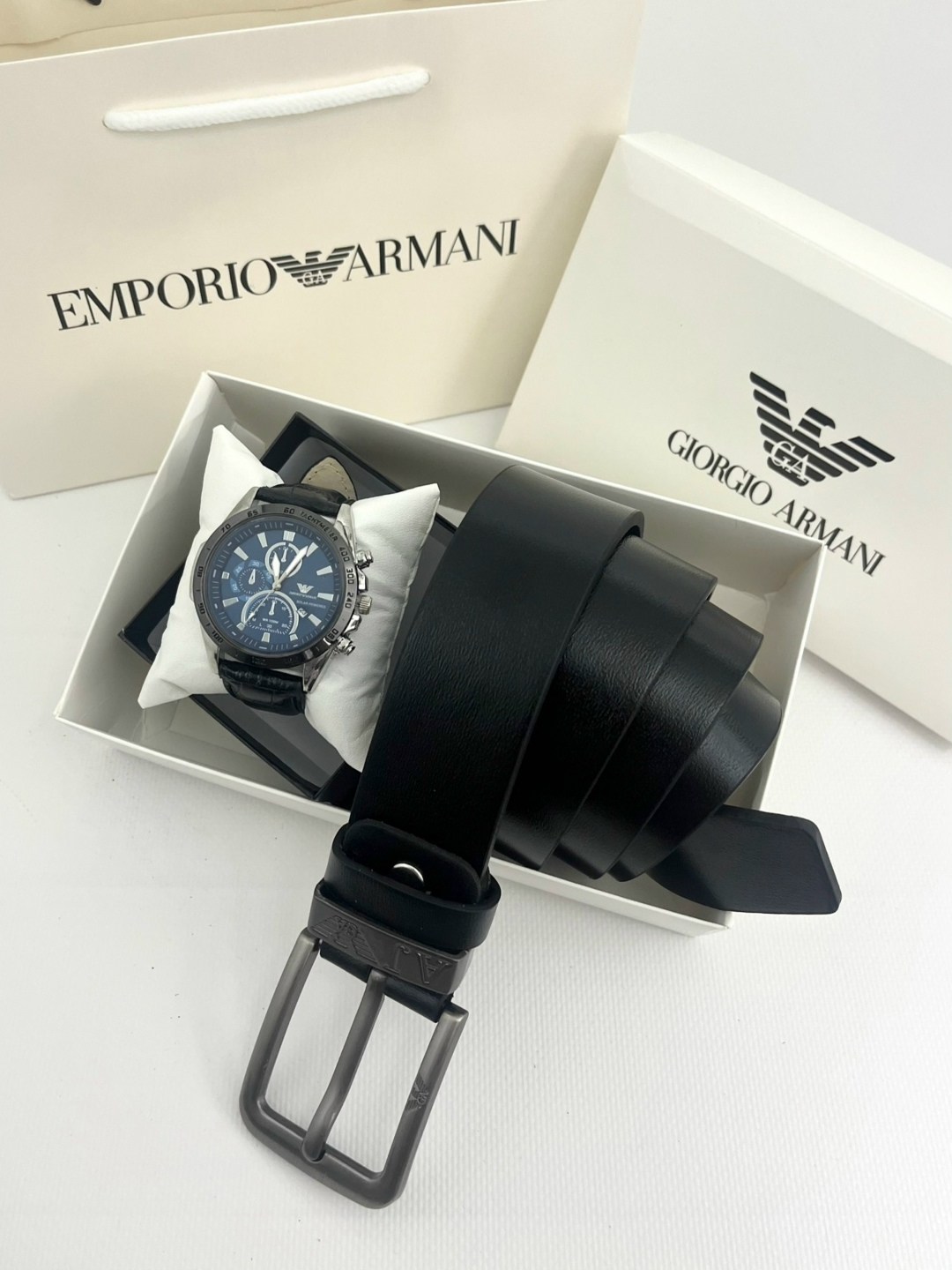 подарочный набор мужской,набор часов джорджио армани мужские,набор армани мужской,мужские наборы,мужские подарки