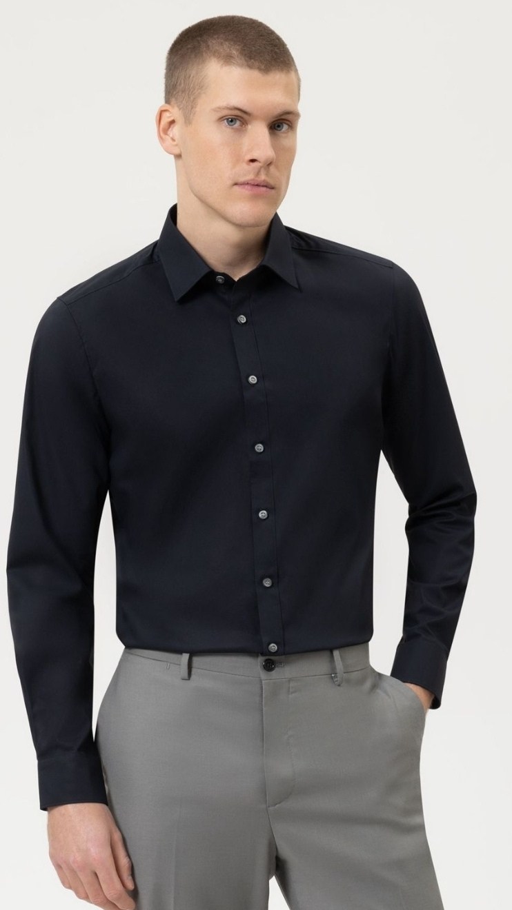 классическая рубашка,рубашка henderson super slim fit,голубая рубашка,модная мужская рубашка,рубашка