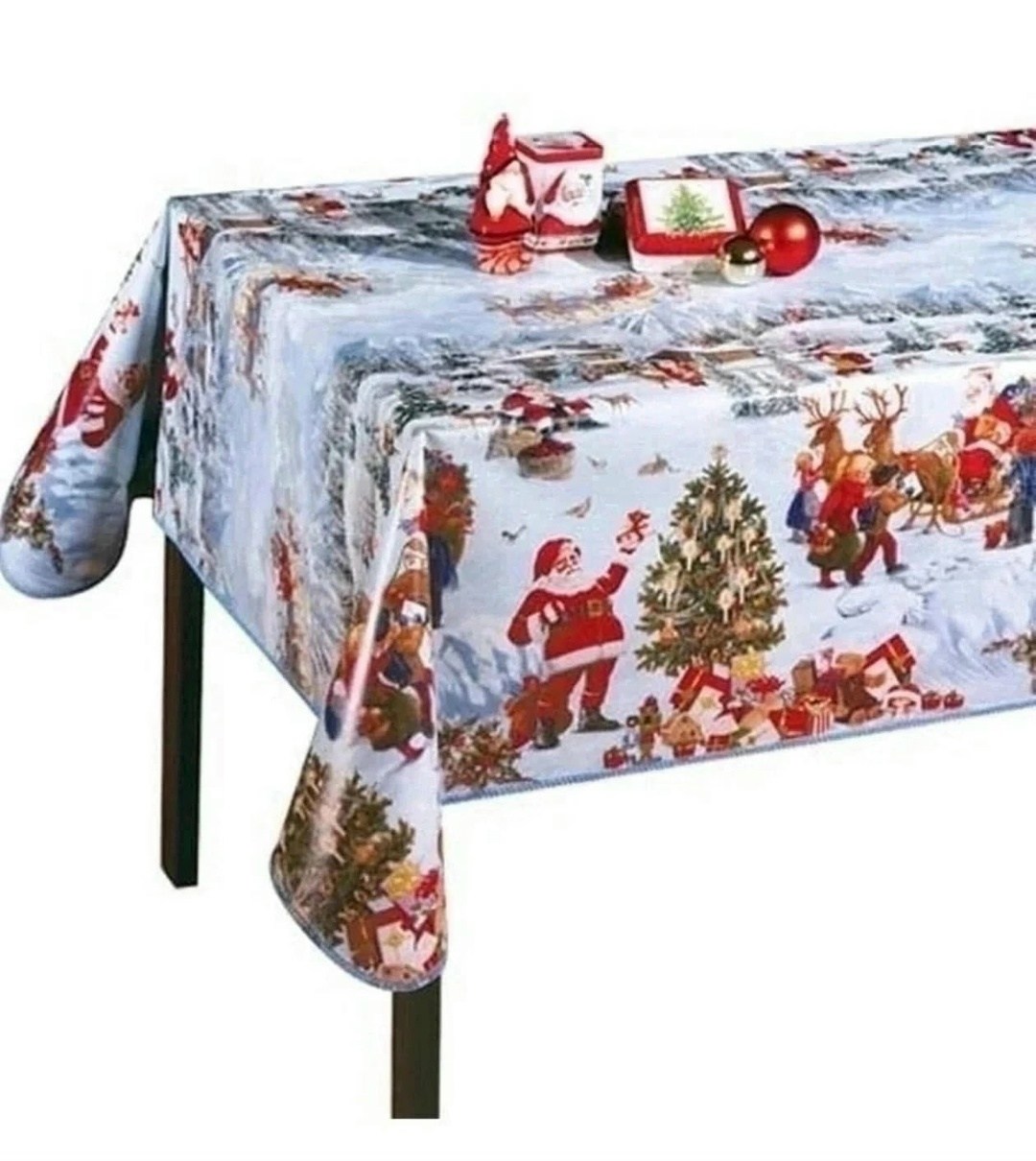 скатерть новогодняя,полотенца новогодние,клеенка скатерть,новогодние салфетки,скатерть набор