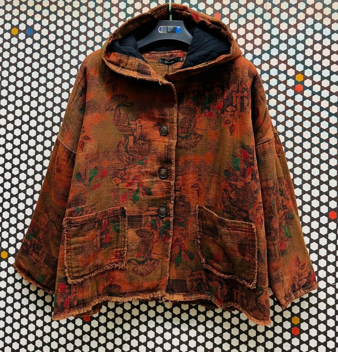 женская куртка демисезонная,куртка стеганая,куртка бохо,винтажная куртка,женская куртка