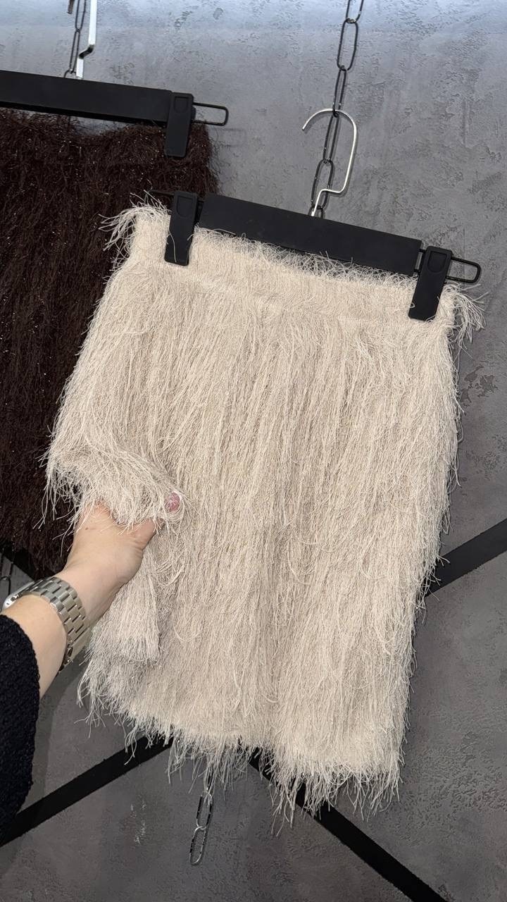пушистая юбка,юбка с перьями,юбка с бахромой,юбка,юбка повседневная