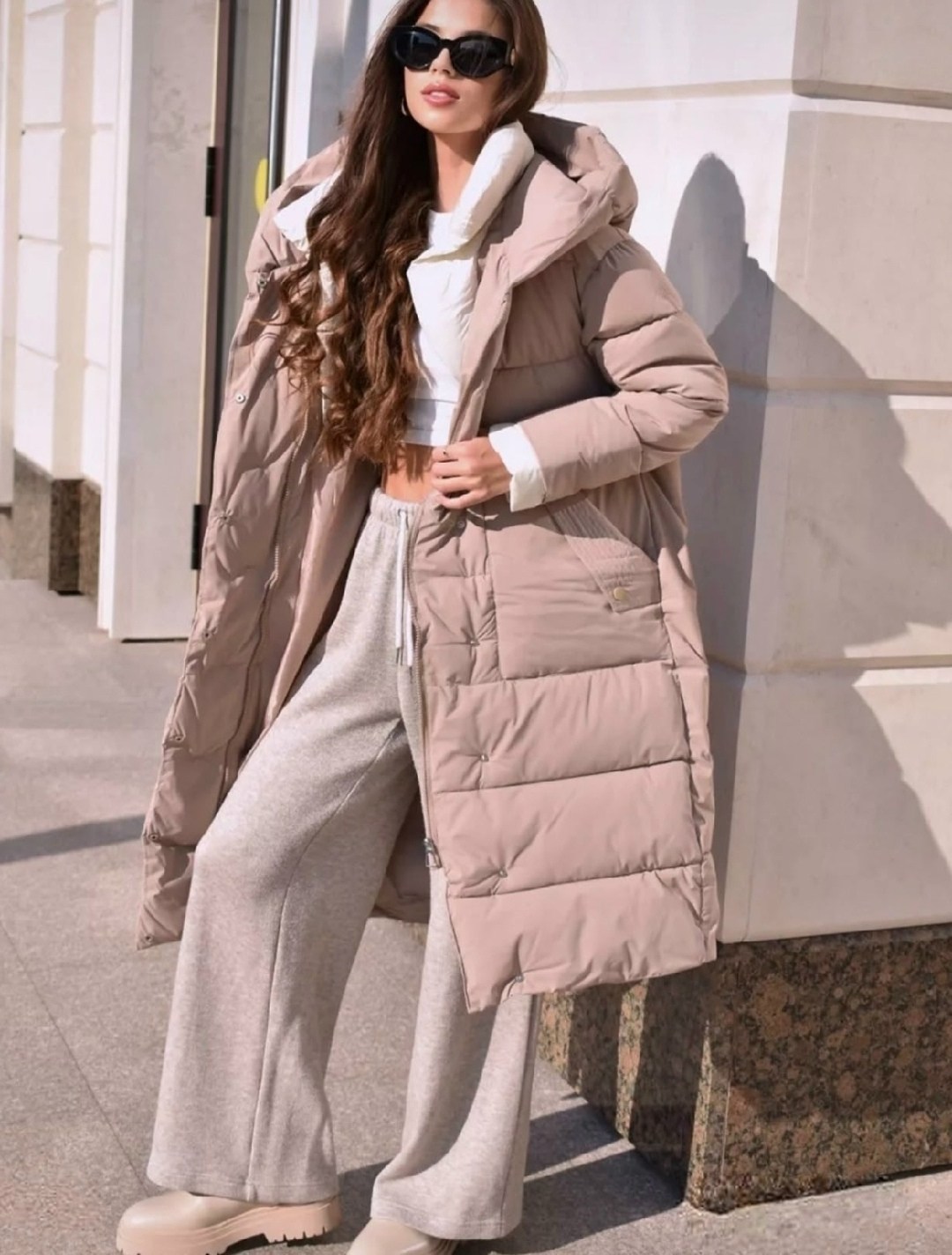 женский удлиненный пуховик,пуховик зимний женский,длинные пуховики,пуховик,пуховик женский зимний длинный с капюшон