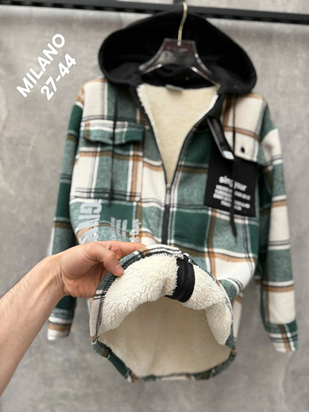 рубашка в клетку с капюшоном,рубашка с капюшоном,куртка рубашка,повседневная куртка,теплая рубашка