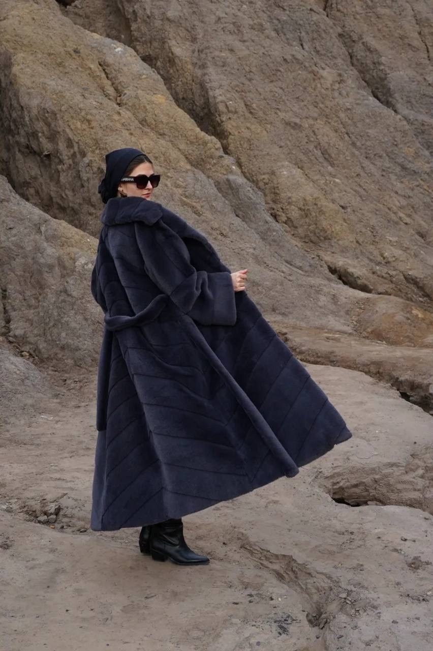 норковая шуба,шуба норковая сапфир,шуба синяя,шуба норковая женская,шубы с английским воротником синяя норка