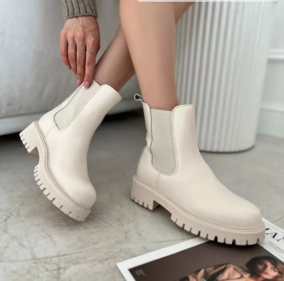 ботинки челси женские бежевые,ботинки женские,,женские ботинки челси,женская