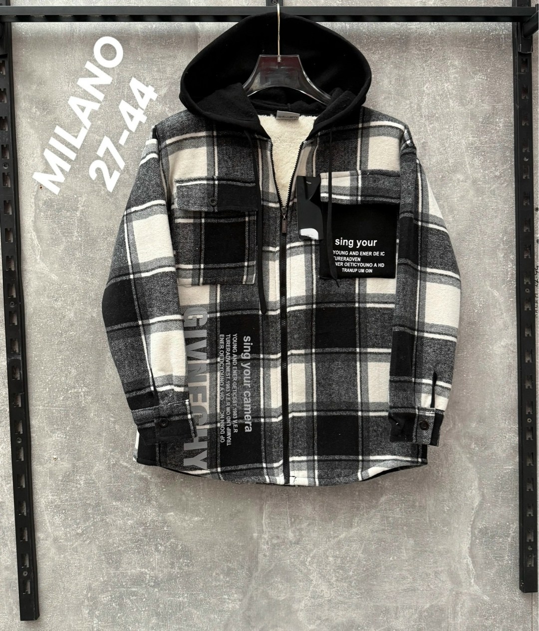 рубашка в клетку с капюшоном,рубашка с капюшоном,куртка рубашка,повседневная куртка,теплая рубашка