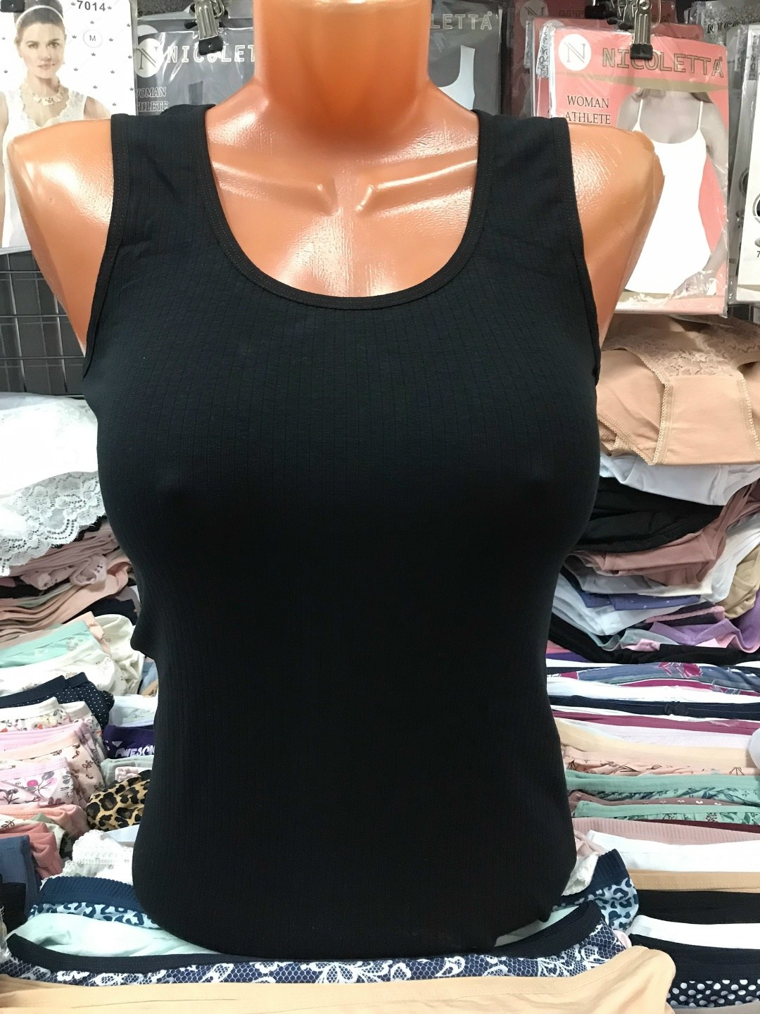 майка женская,бельевая майка женская,майка топик,майка для женщин,майка чёрная