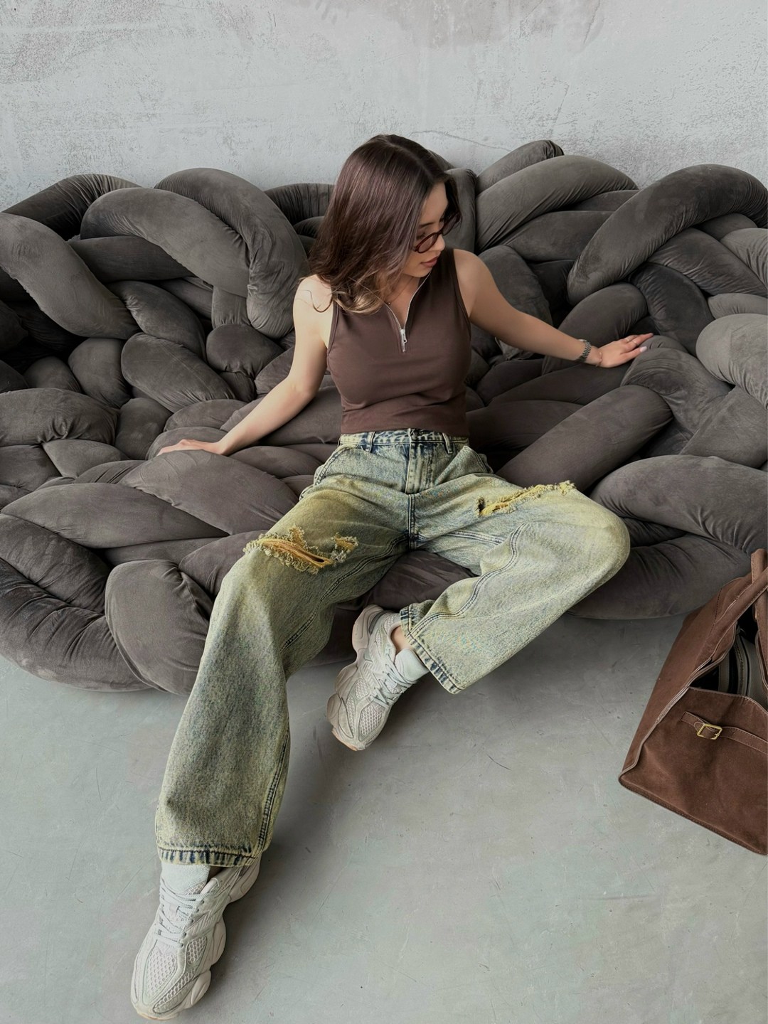 брюки джинсы,модные джинсы,джинсы багги,женские джинсы,джинсы багги рваные