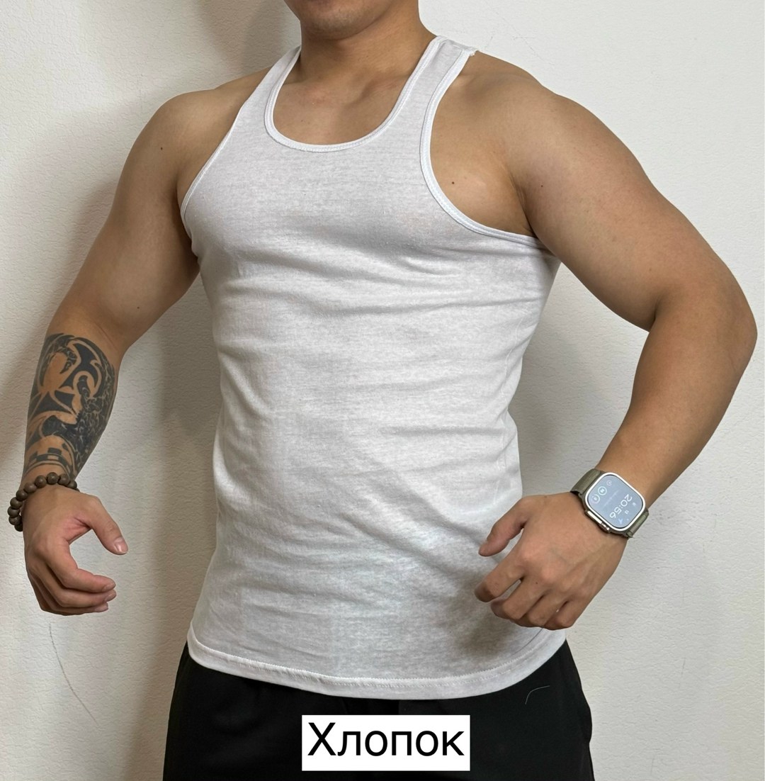 майка базовая,мужская майка,майка хлопковая,майки майки,майка мужская серая