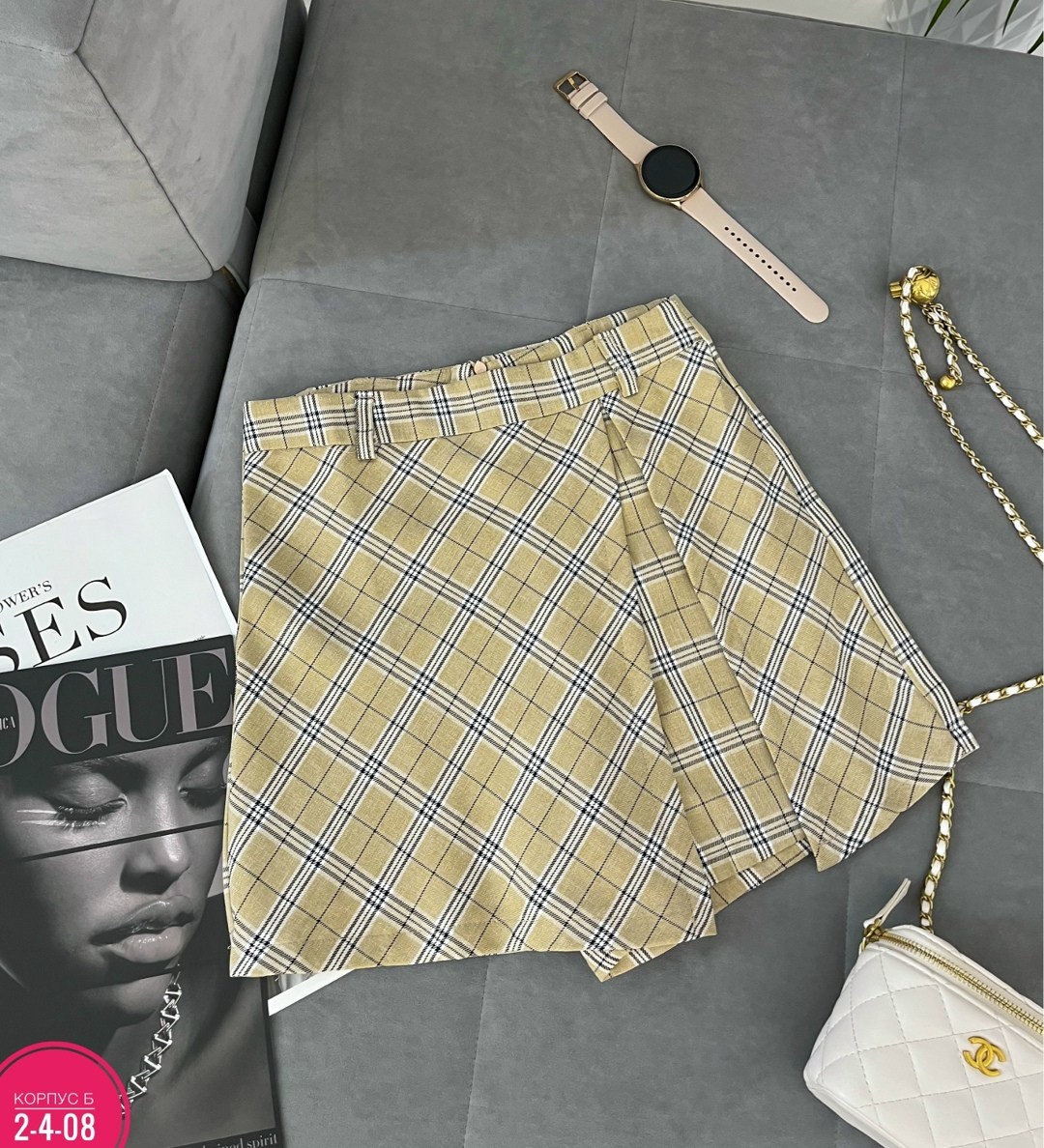 юбка женская,юбка в клетку,юбка шорты в клетку,юбка шорты женская,юбка клетчатая