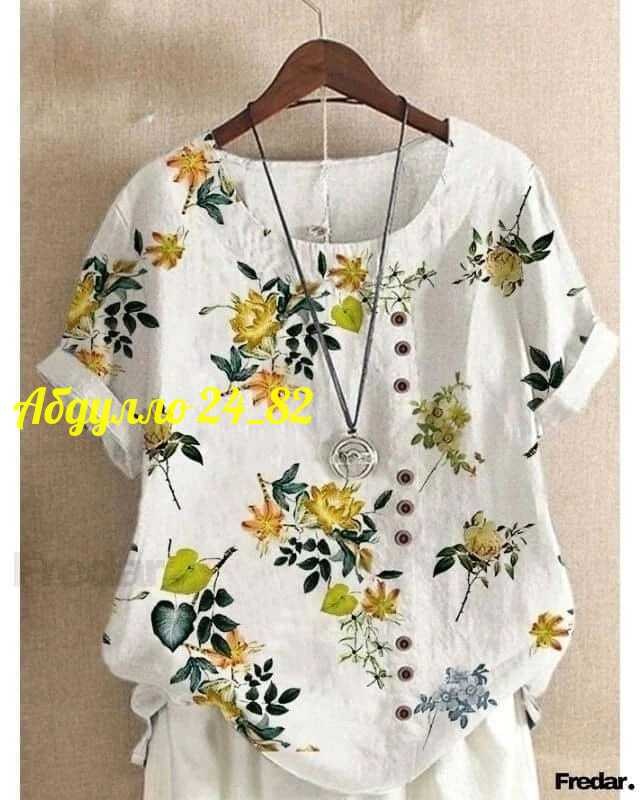 летние блузки,повседневные свободные рубашки с цветочным,блузка женская льняная,блузка цветочная,женские блузки