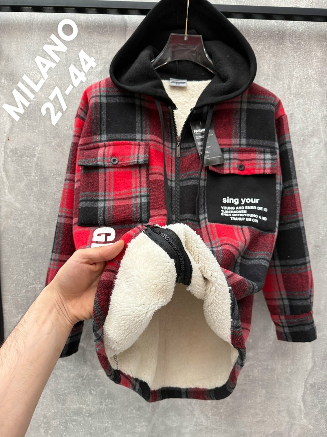 рубашка в клетку с капюшоном,рубашка с капюшоном,куртка рубашка,повседневная куртка,теплая рубашка