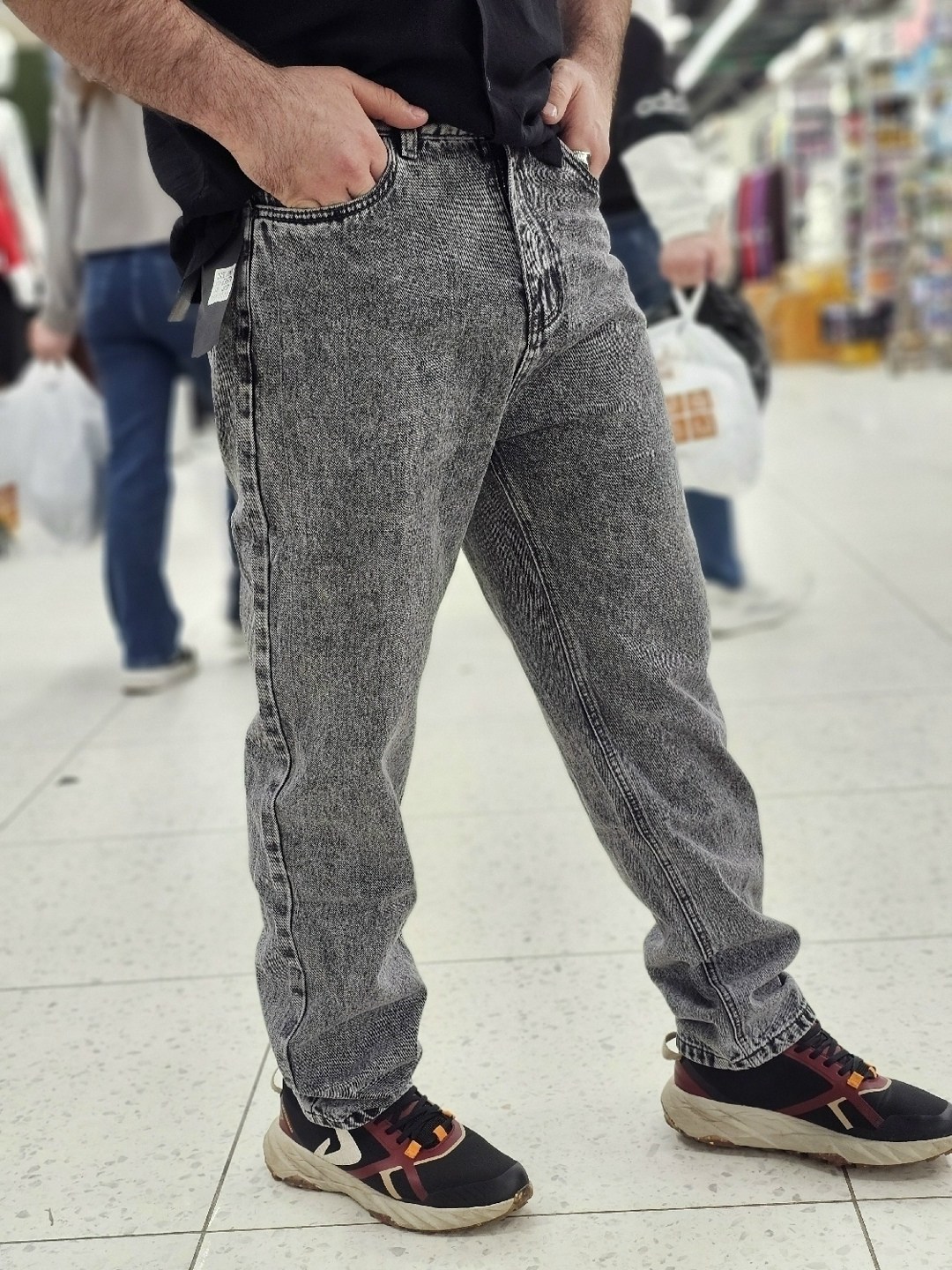 джинсы штаны,джинсы для мужчин,брюки джинсы,джинсы бананы серые,джинсы широкие