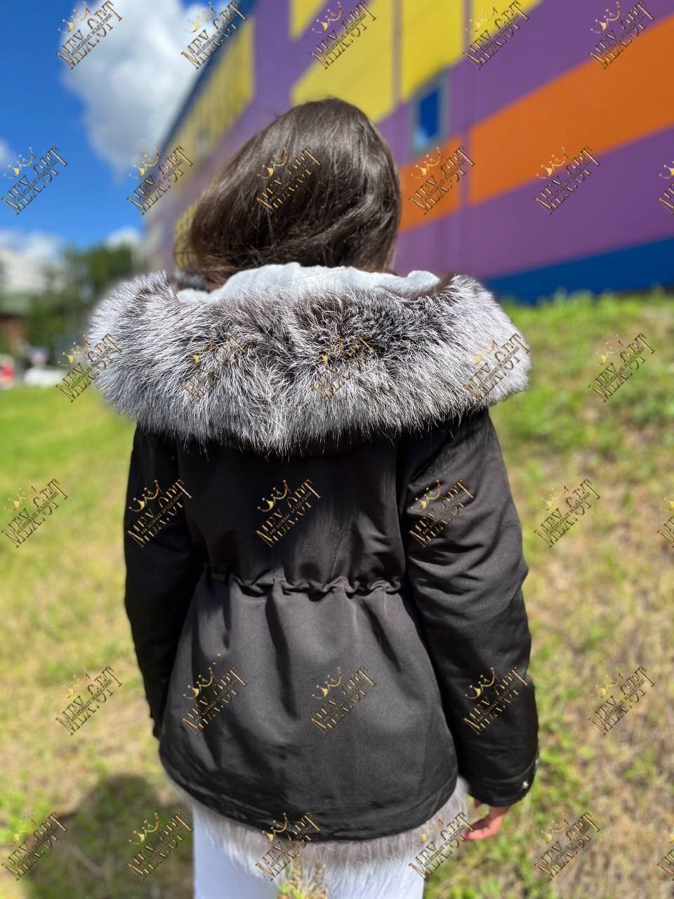 парка с натуральным мехом чернобурки,парка с мехом чернобурки "скарлетт" черная,парка с мехом чернобурки,парки с чернобуркой женские,парка с натуральным мехом