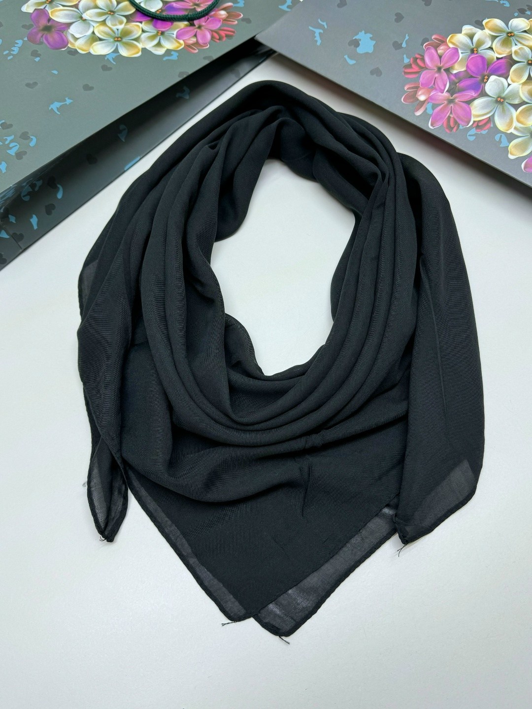 платки тонки,платки шарф,шелковый однотонный платок,палантин женские,платок женский однотонный