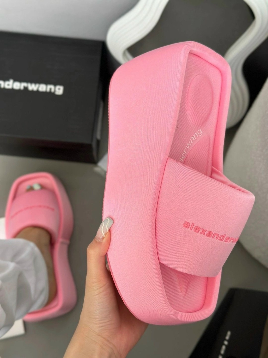 женские шлепанцы,шлепки alexander wang,,шлепки женские,шлепки на платформе