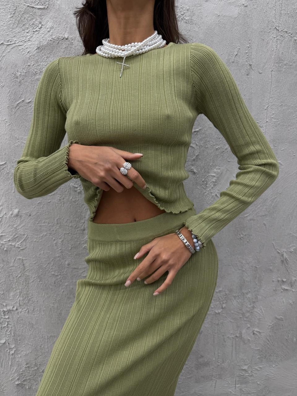 трикотажные костюмы с юбкой,трикотажные костюмы,вязаный костюм с юбкой,костюм с юбкой макси,юбка лапша длинная