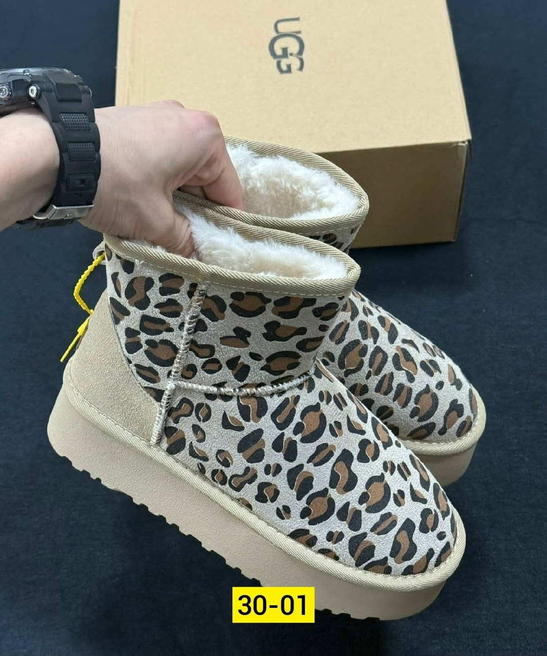 ,угги женские,угги леопардовые,модные угги,угги зимне