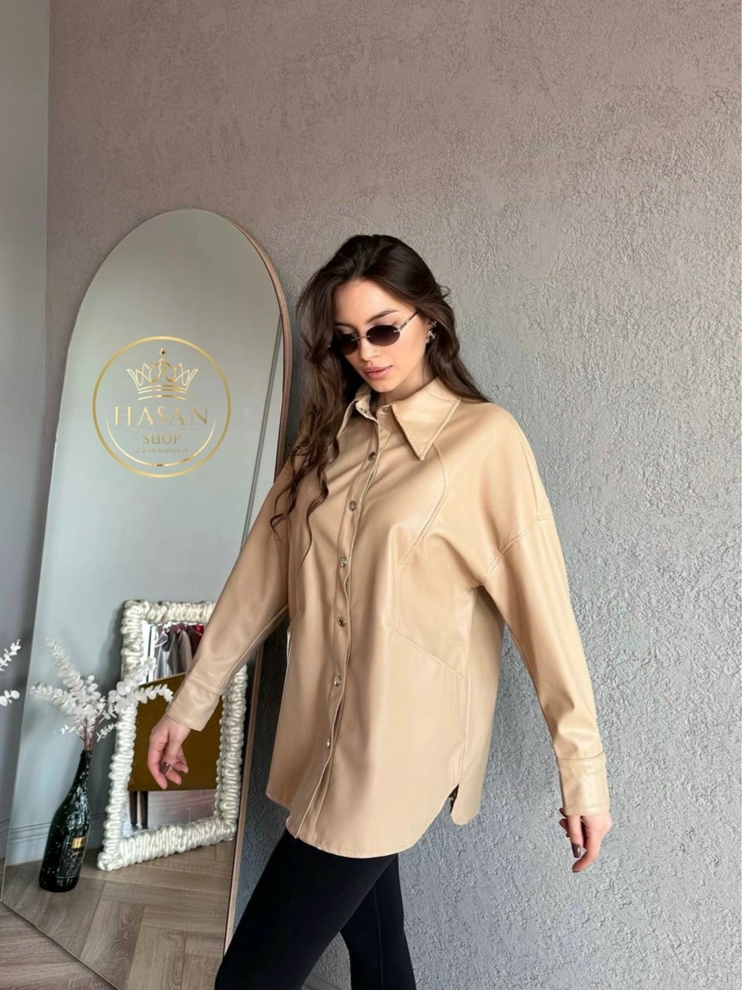 рубашка женская из экокожи,рубашка из экокожи,кожаная рубашка женская,рубашка из экокожи черная,кожаная рубашка