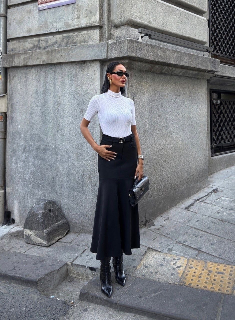 юбка,юбка миди,юбка с высокой талией,трикотажная юбка,юбка повседневная