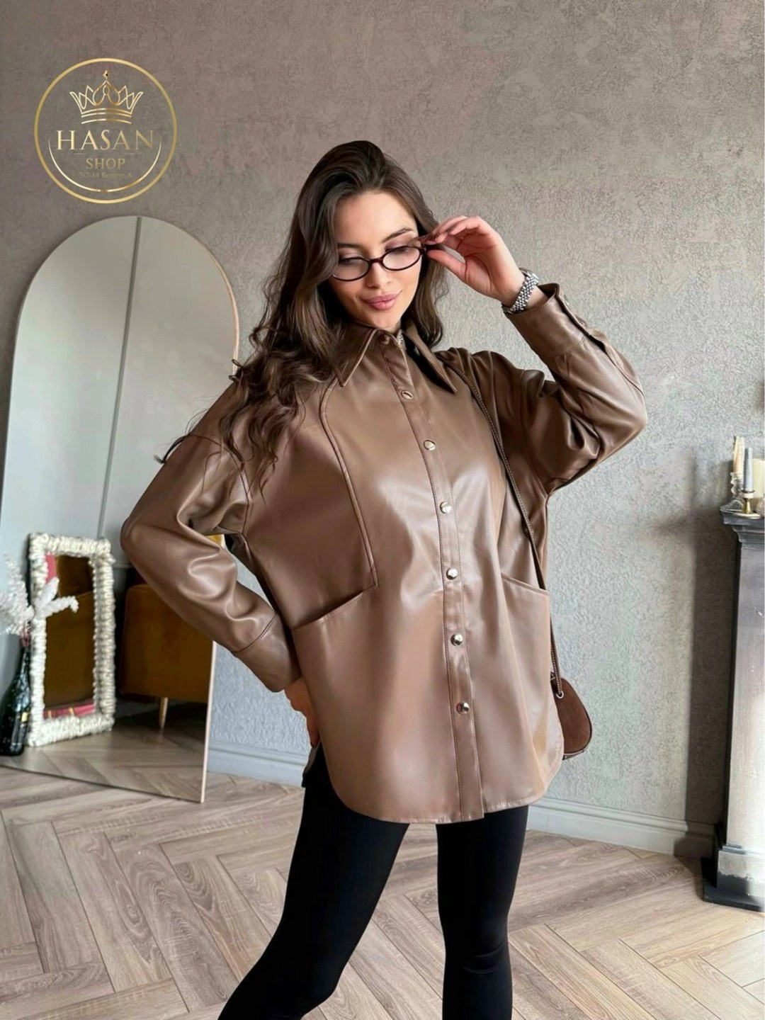 рубашка женская из экокожи,рубашка из экокожи,кожаная рубашка женская,рубашка из экокожи черная,кожаная рубашка