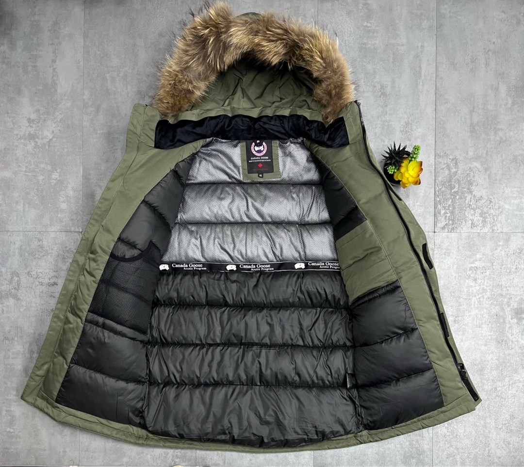 пуховик канада гус хаки,мужские пуховики canada goose,куртка зимняя canada goose,зимние куртки,мужская куртка парка