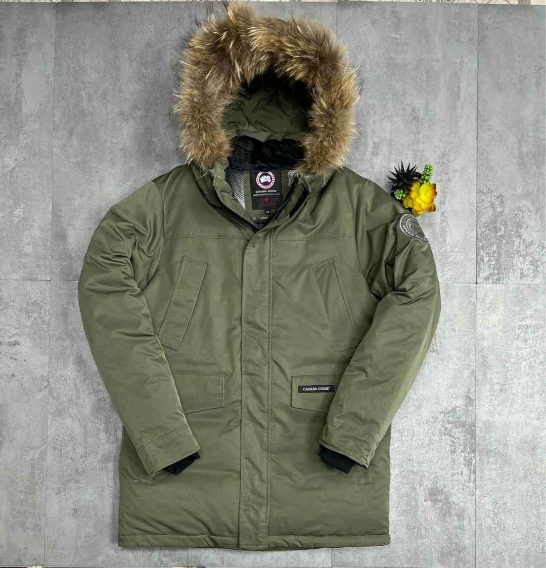 пуховик канада гус хаки,мужские пуховики canada goose,куртка зимняя canada goose,зимние куртки,мужская куртка парка