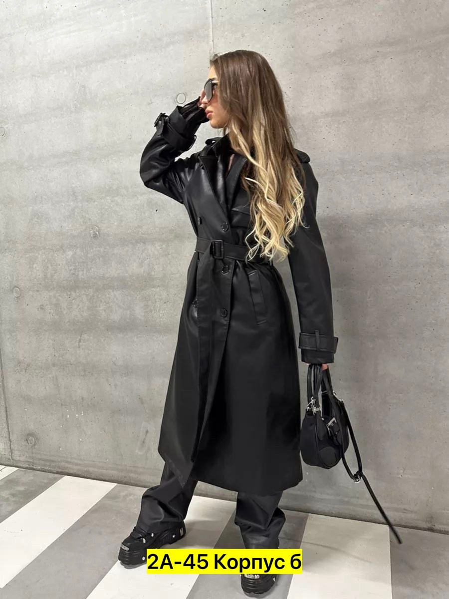 плащ кожаный тренч,кожаный плащ женский 2025,кожаный плащ женский,кожаные плащи,тренч кожаный