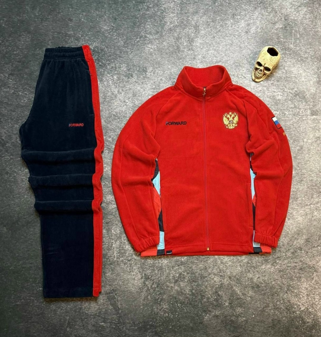 спортивный костюм russia,костюм форвард мужской флисовый красный,флисовый костюм forward russia,спортивный костюм россия форвард,костюм форвард красный флисовый