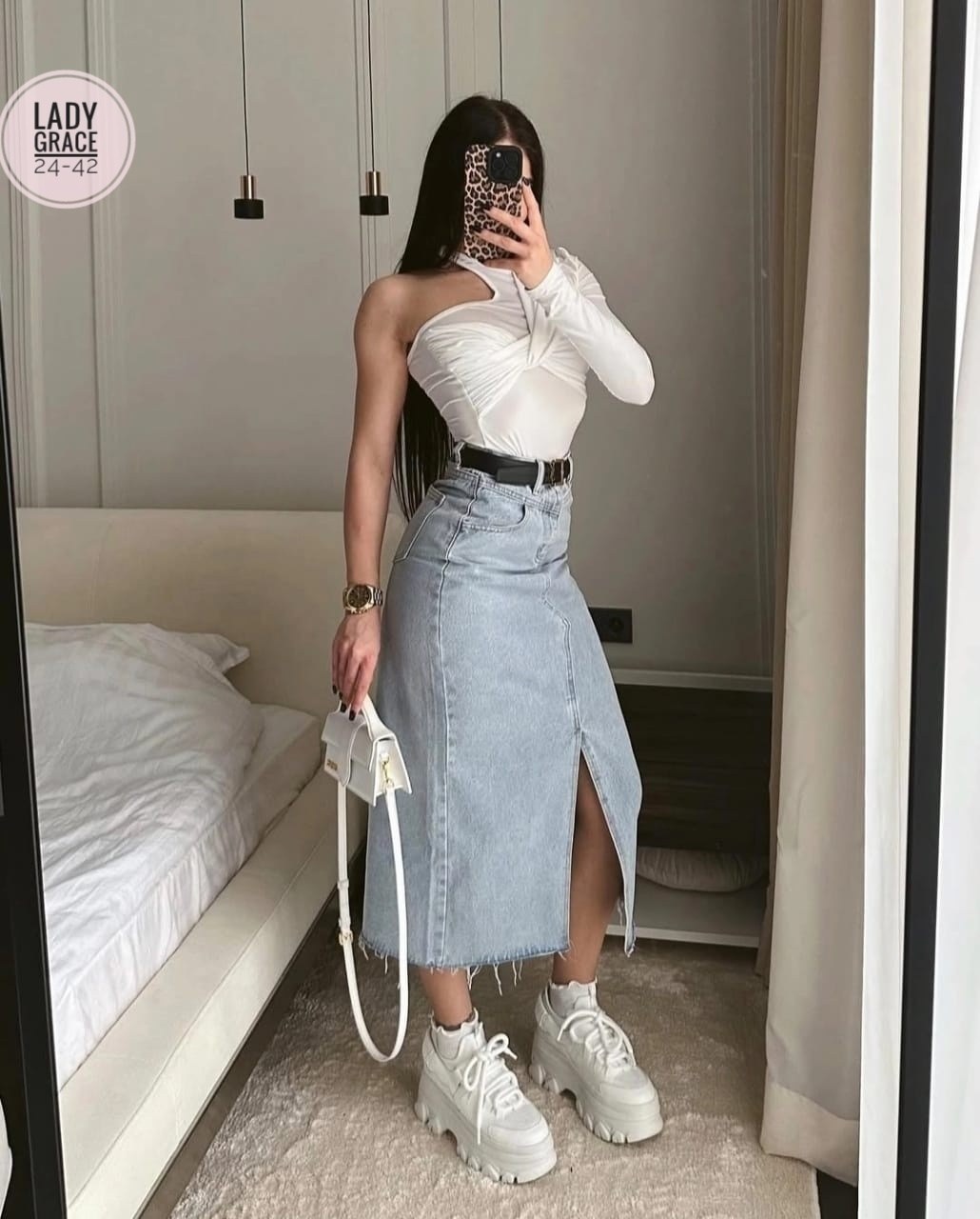 юбка стильная,юбка джинс,кофта женская,джинсовая юбка,женская юбка с разрезом