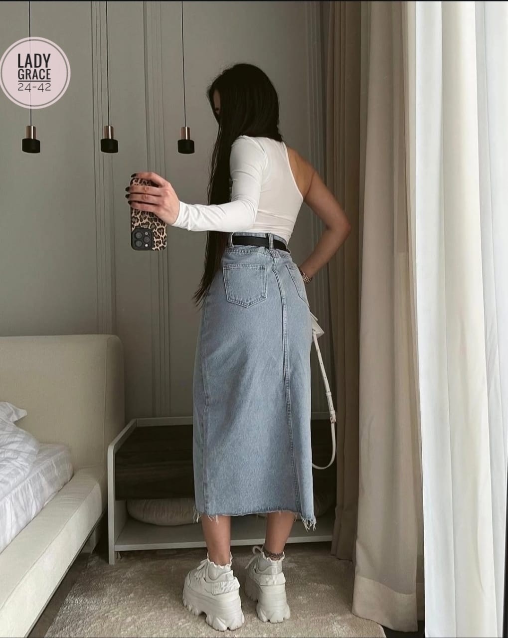 юбка стильная,юбка джинс,кофта женская,джинсовая юбка,женская юбка с разрезом