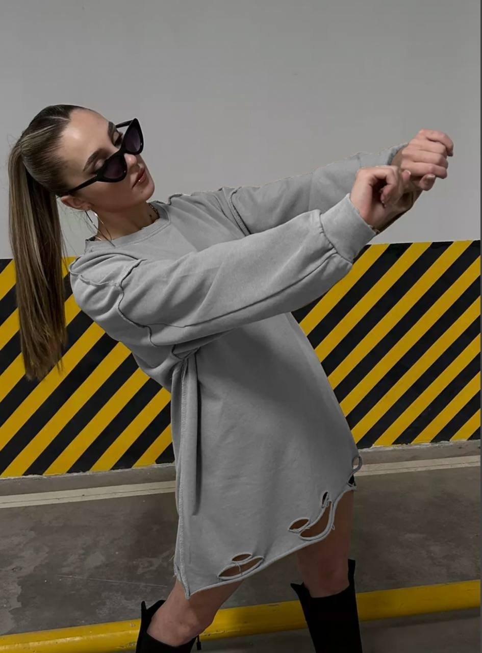 свитер удлиненная,женская туника,свитер оверсайз рваный,салатовый рваный свитер,джемпер оверсайз