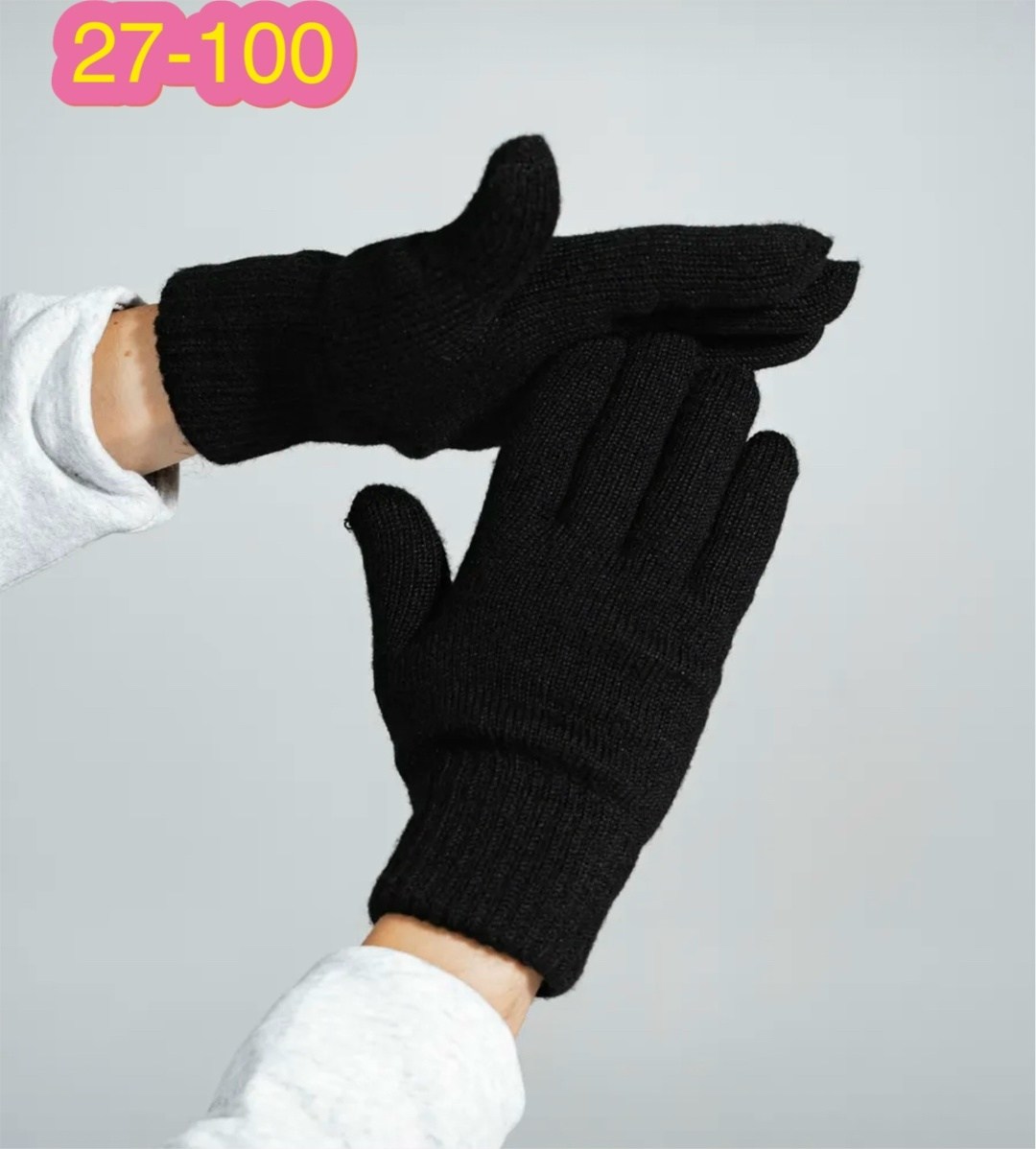 перчатки вязаные черные,шерстяные перчатки,перчатки вязаные,теплые перчатки,перчатки черные шерстяные