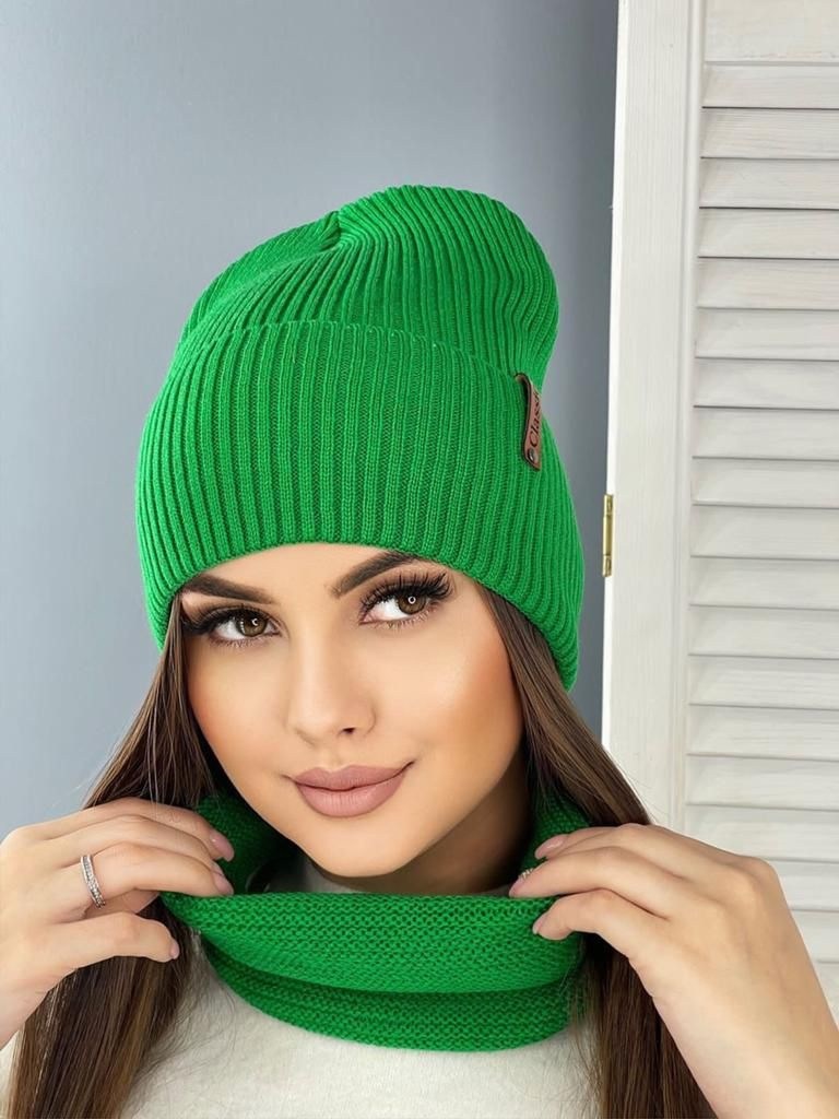 комплект шапка бини женская со снудом,комплект шапка и снуд,комплект шапки,шапка женская,шапка снуд