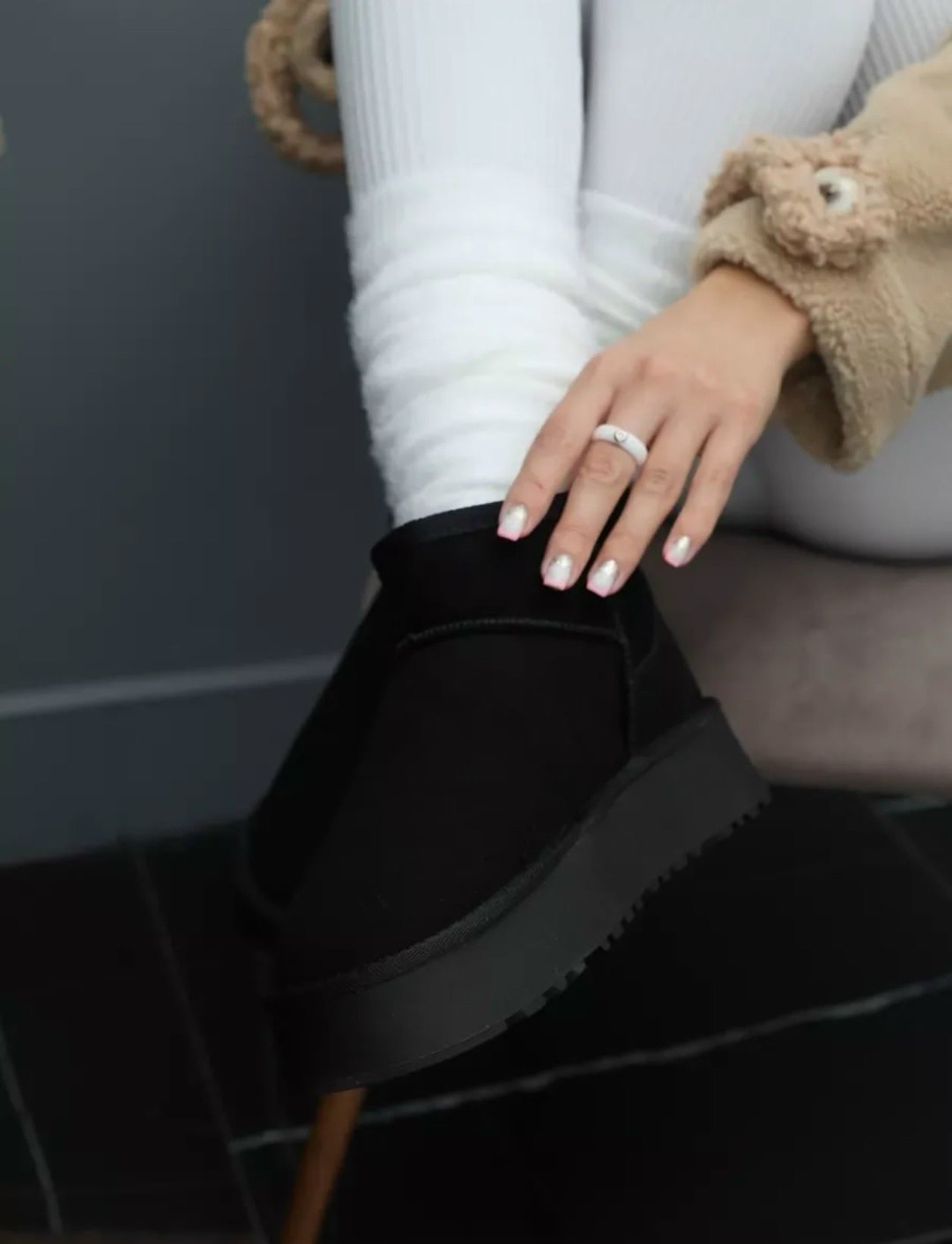 ,женские зимние угги,женские угги,угги зимние короткие на платформе,угги зимне