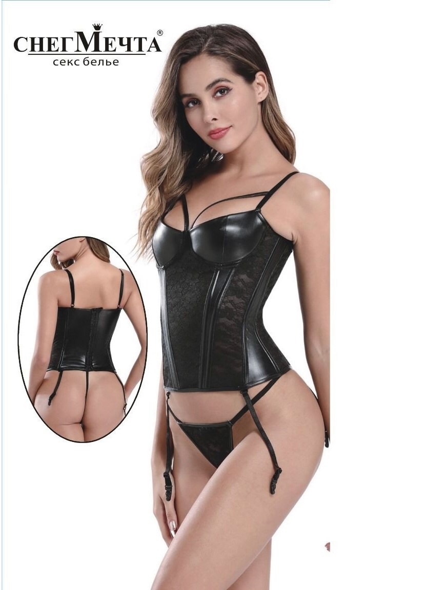 кожаный корсет женский,корсет с подвязками,корсет из искусственной кожи,корсет черный,бюстье корсет