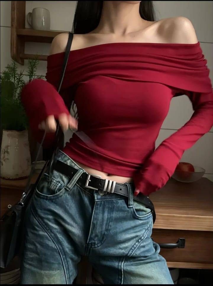 топ с открытыми плечами и длинными рукавами,женские топы с длинными рукавами,кофта с открытыми плечами,кофта женская,женские укороченные топы с открытыми плечами