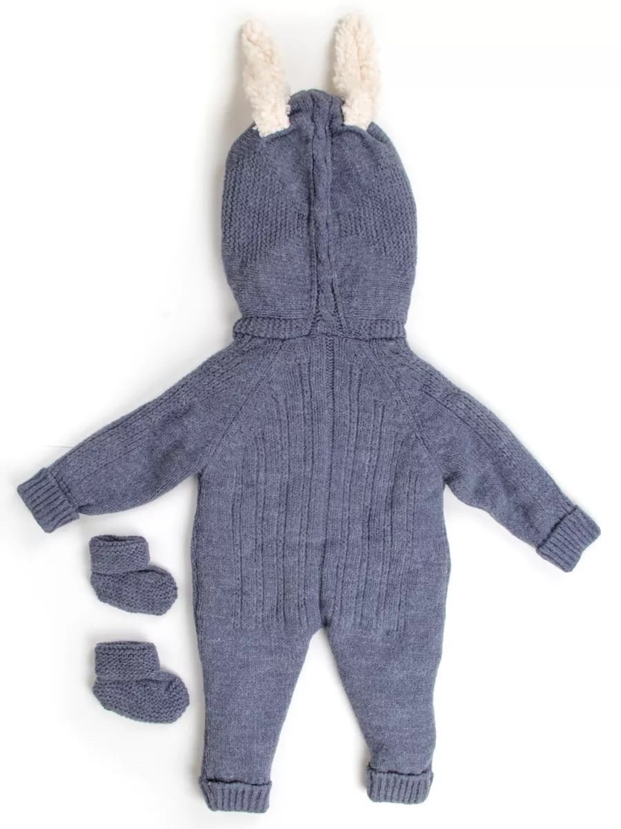 вязаный комбинезон для новорожденных с капюшоном,вязаные комбинезоны для новорожденных,комбинезон вязаный для новорожденного,комбинезон вязаный,вязаный теплый комбинезон для малыша