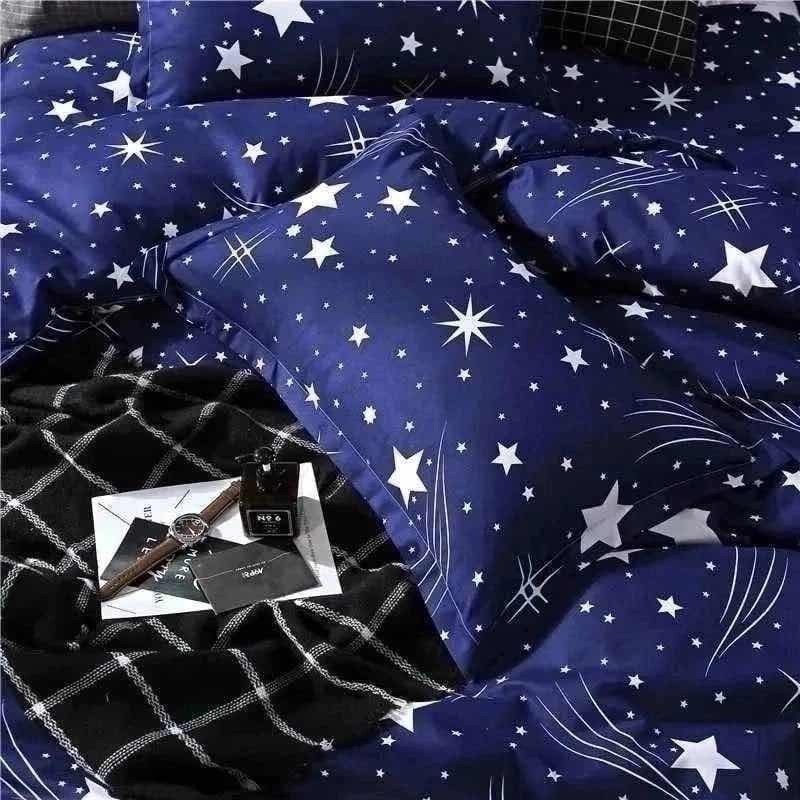 постельное белье звезды,постельное белье «звездное небо», перкаль,комплект постельного белья,комплект постельного белья со звездами,постельное белье синее со звездами