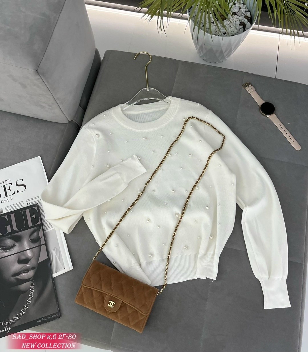 женская кофта,стильная кофта,свитер с жемчужинами,джемпер с бусинами,кофта свитер женский