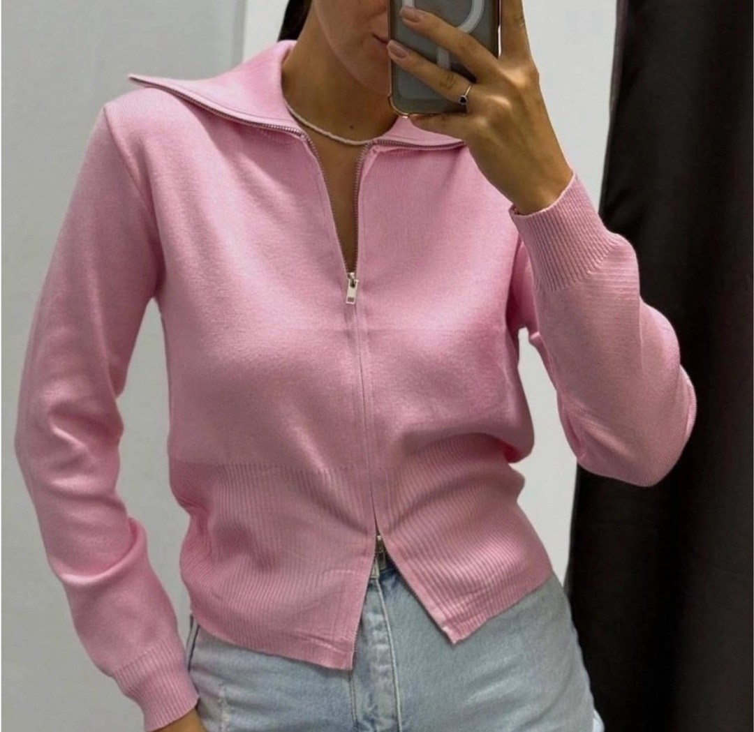 стильная кофта,женская кофта,короткая кофта,кофта на замке,базовая кофта