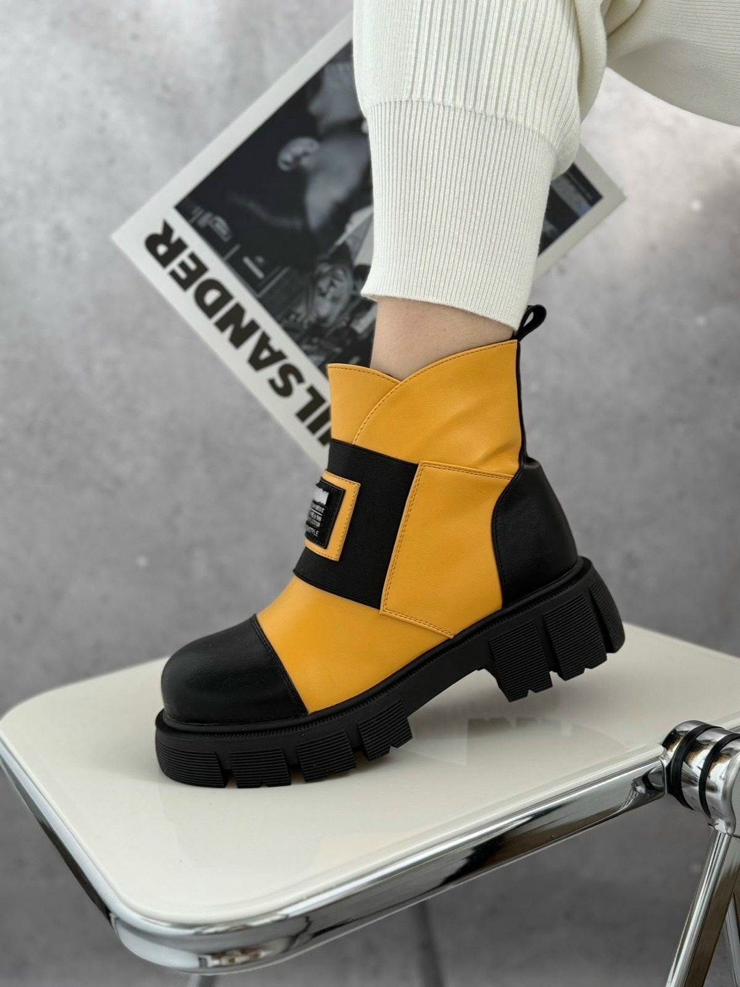 ,ботинки женские,ботинка,модные ботинки,желтые ботинки