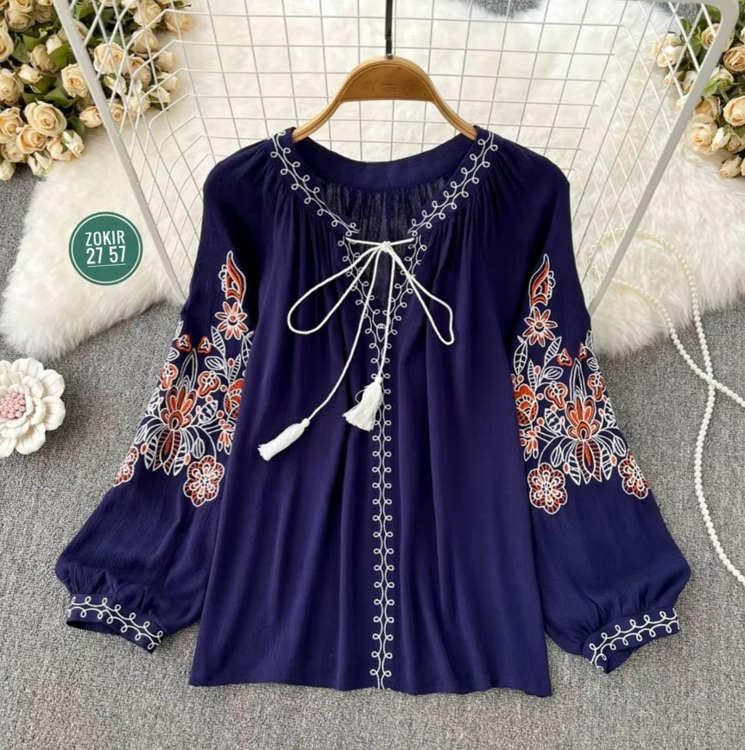 блузка в стиле бохо,женская блузка с вышивкой,блузка с вышивкой,блузка винтажная,блузка бохо