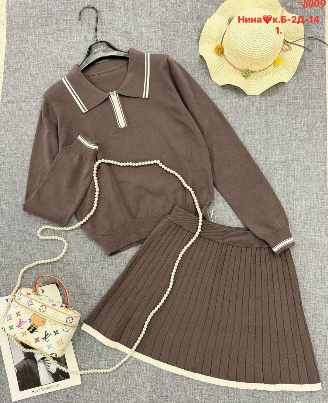 трикотажные костюмы,костюм трикотажный женский с юбкой,костюмы двойки,женский костюм с юбкой,модные комплекты