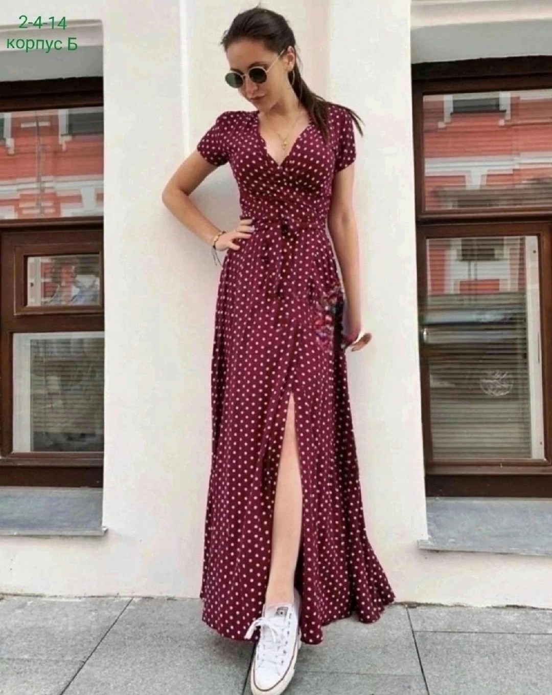 платье женская,платье летнее,платье длинное,длинное платье в горошек,платье летнее женское