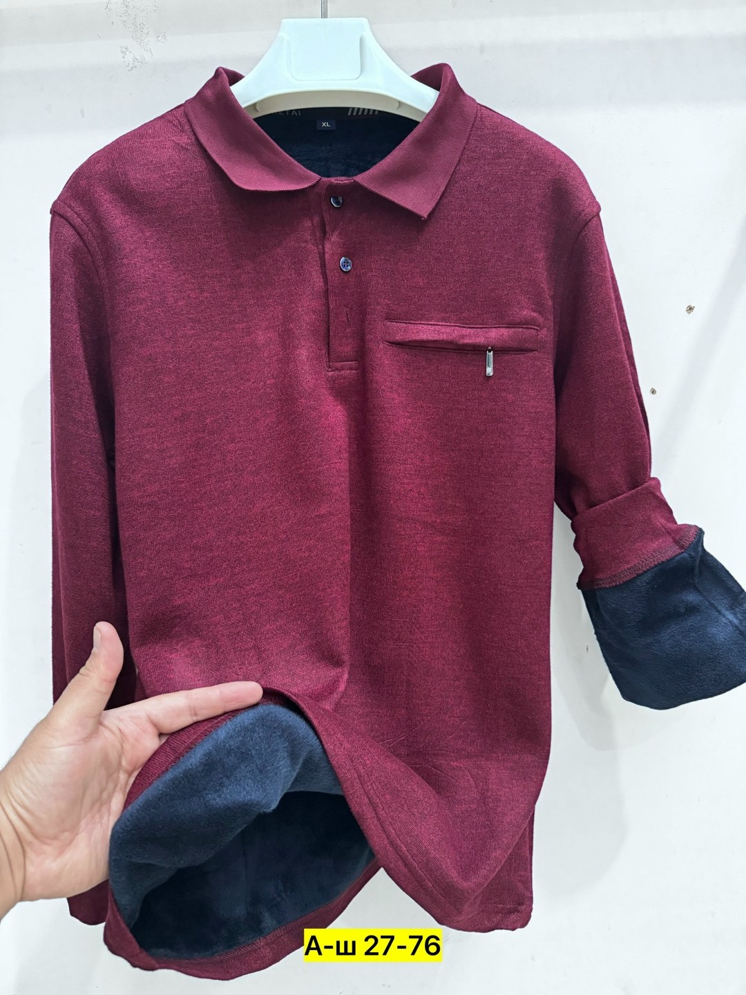 рубашка теплая мужская,кофта на флисе,мужская мода,поло с длинными рукавами,мужские свитера