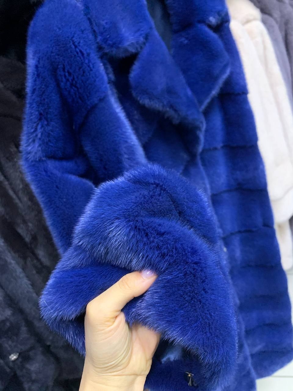синяя норковая шуба,шуба синяя норка,норковая шуба,шуба синяя,шуба из норки