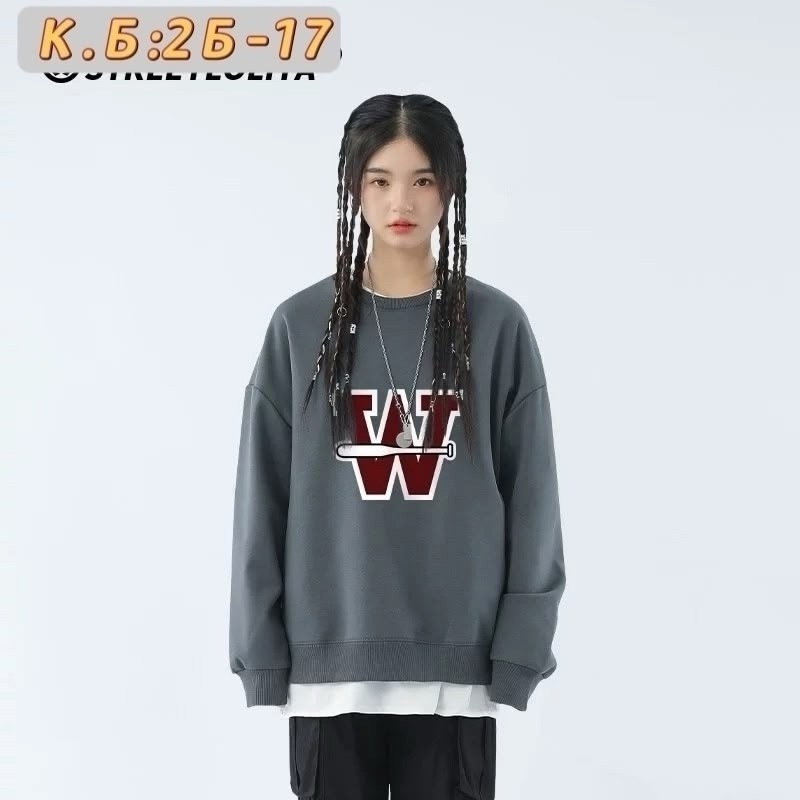 свитшот женская,повседневный свитшот,модная толстовка,свободный свитшот,корейский свитшот