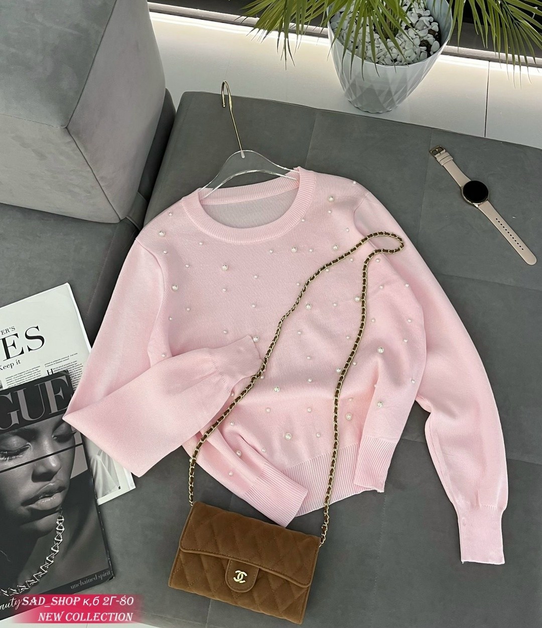 женская кофта,стильная кофта,свитер с жемчужинами,джемпер с бусинами,кофта свитер женский